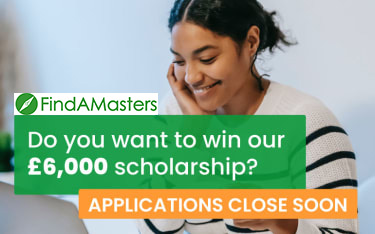 FindAMasters scholarship competition banner
