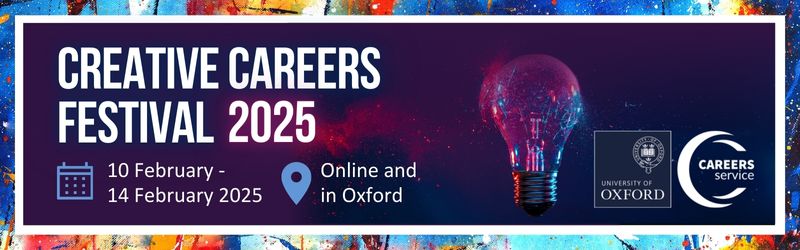 Creative careers festival 2025 short banner