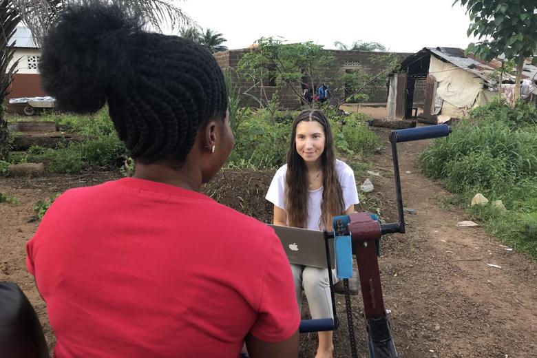 Alina Kunish, Regent's Park College, BA in Theology and Religion. Summer internship with One Family People in Sierra Leone
