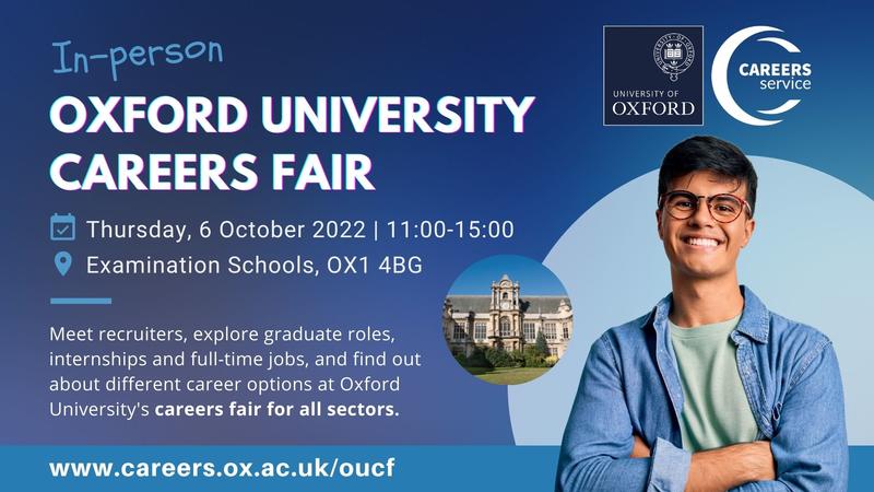 Oxford University Careers Fair banner