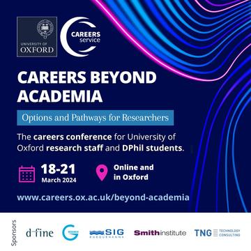 Careers Beyond Academia: Options and Pathways for Researchers  Oxford University Careers Service